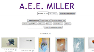 Abigail Miller's online watercolor gallery